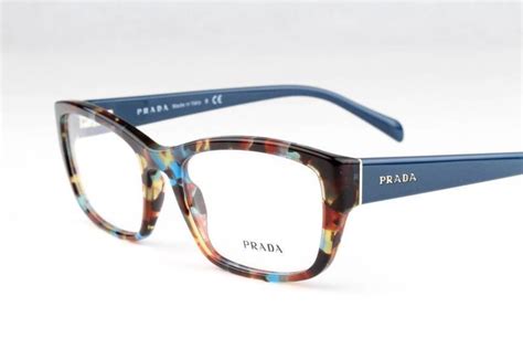 prada blue eyeglass frames